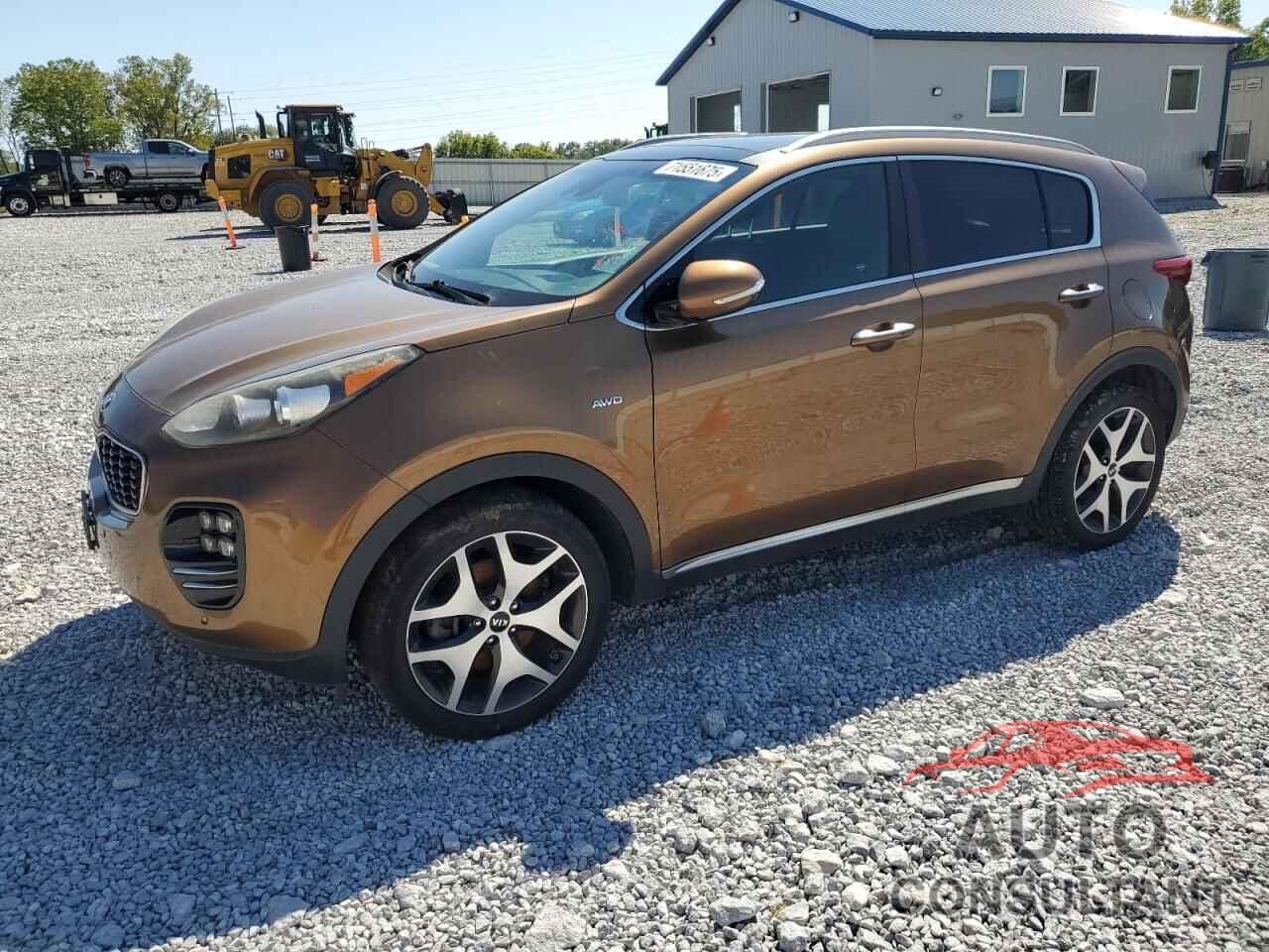 KIA SPORTAGE 2017 - KNDPRCA60H7047170