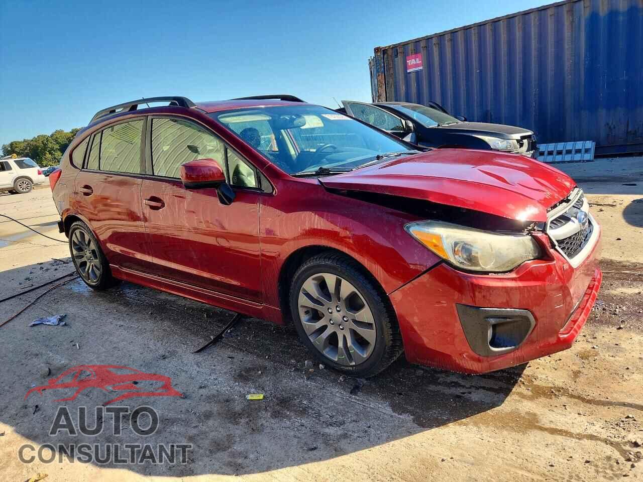 SUBARU IMPREZA 2012 - JF1GPAU68CH237992
