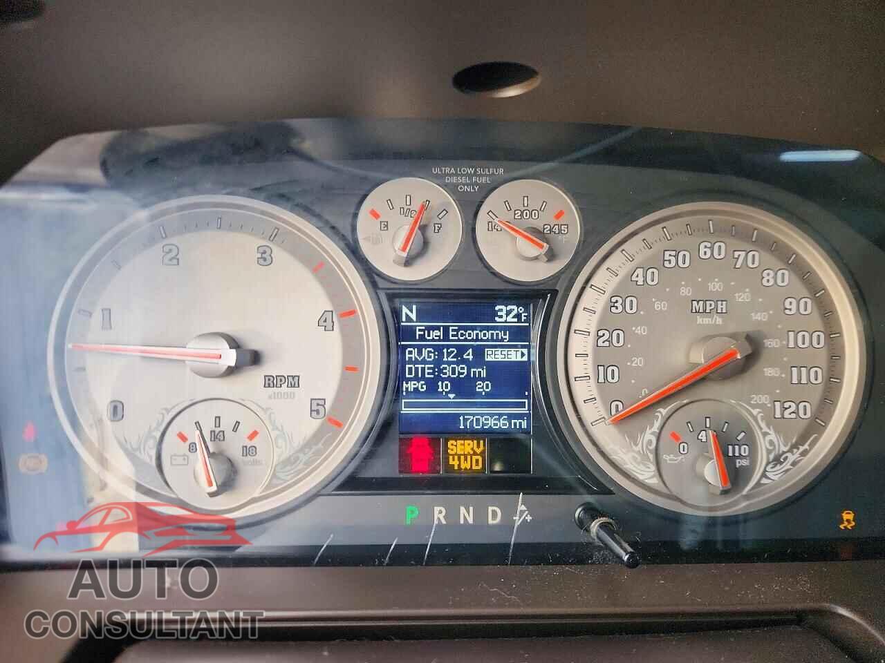 DODGE RAM 3500 2012 - 3C63D3FL2CG310100