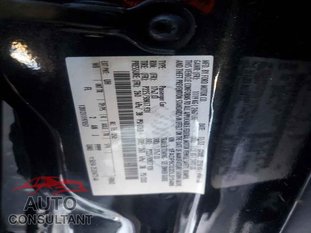 FORD CMAX 2013 - 1FADP5CU2DL515486
