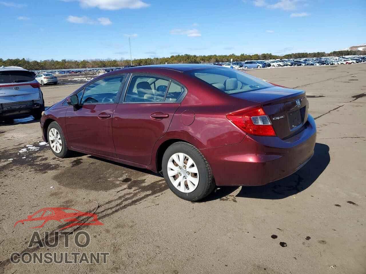 HONDA CIVIC 2012 - 19XFB2F55CE389698