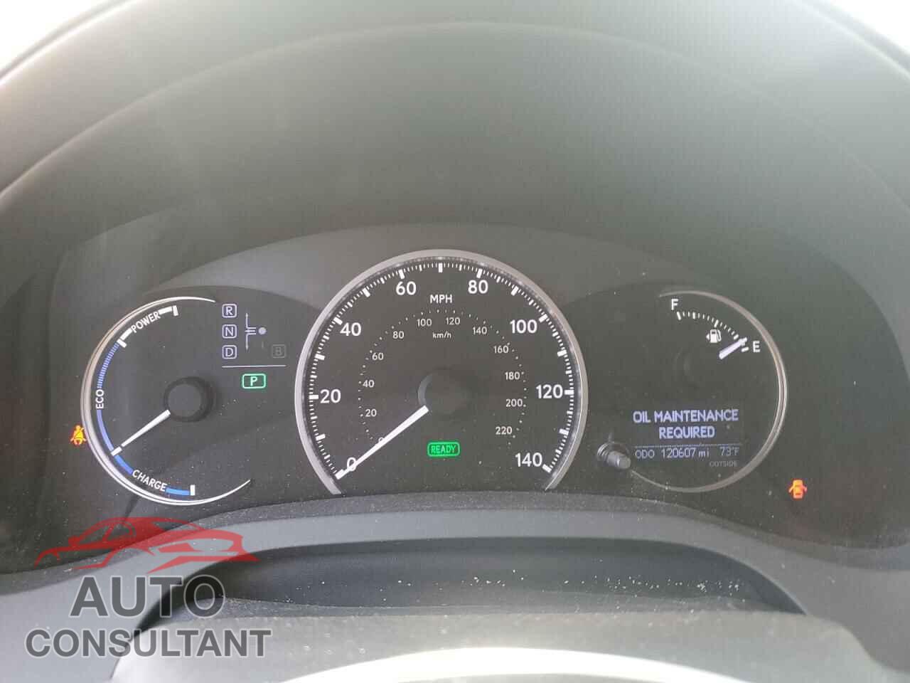 LEXUS CT 200 2012 - JTHKD5BH9C2109965