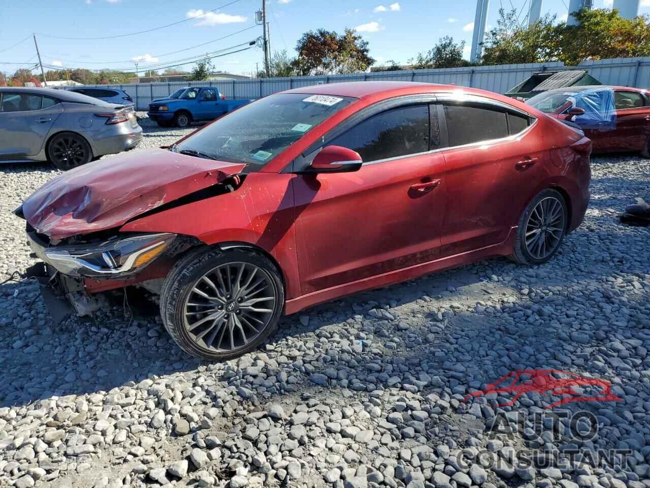 HYUNDAI ELANTRA 2017 - KMHD04LB2HU362692