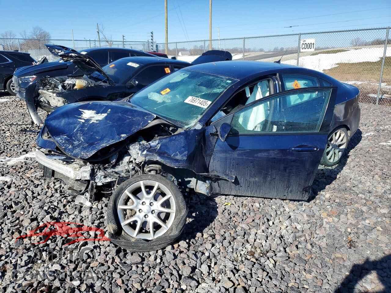 DODGE DART 2013 - 1C3CDFBA3DD298976
