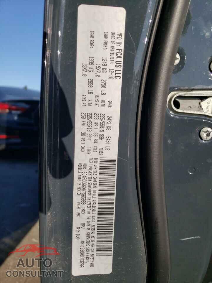 DODGE JOURNEY 2017 - 3C4PDCGGXHT565989
