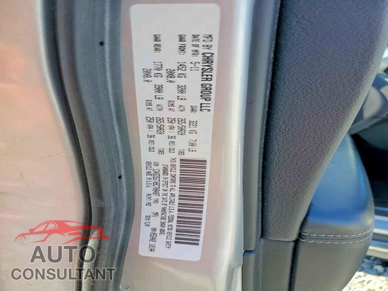 DODGE DURANGO 2011 - 1D4SD5GT0BC708487