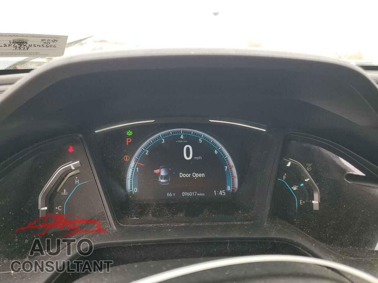 HONDA CIVIC 2019 - 2HGFC2F67KH545606