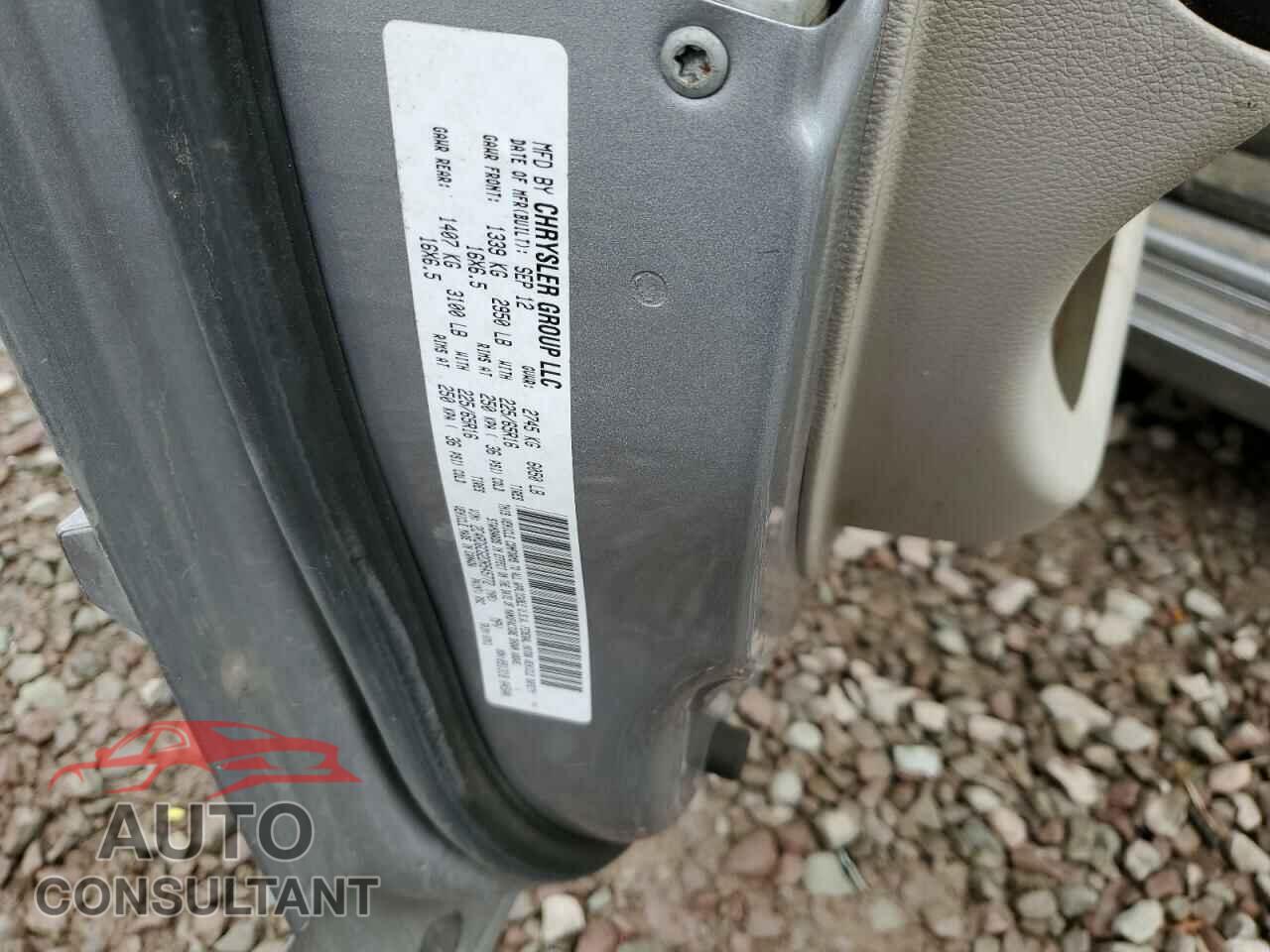 DODGE CARAVAN 2013 - 2C4RDGCG2DR545772
