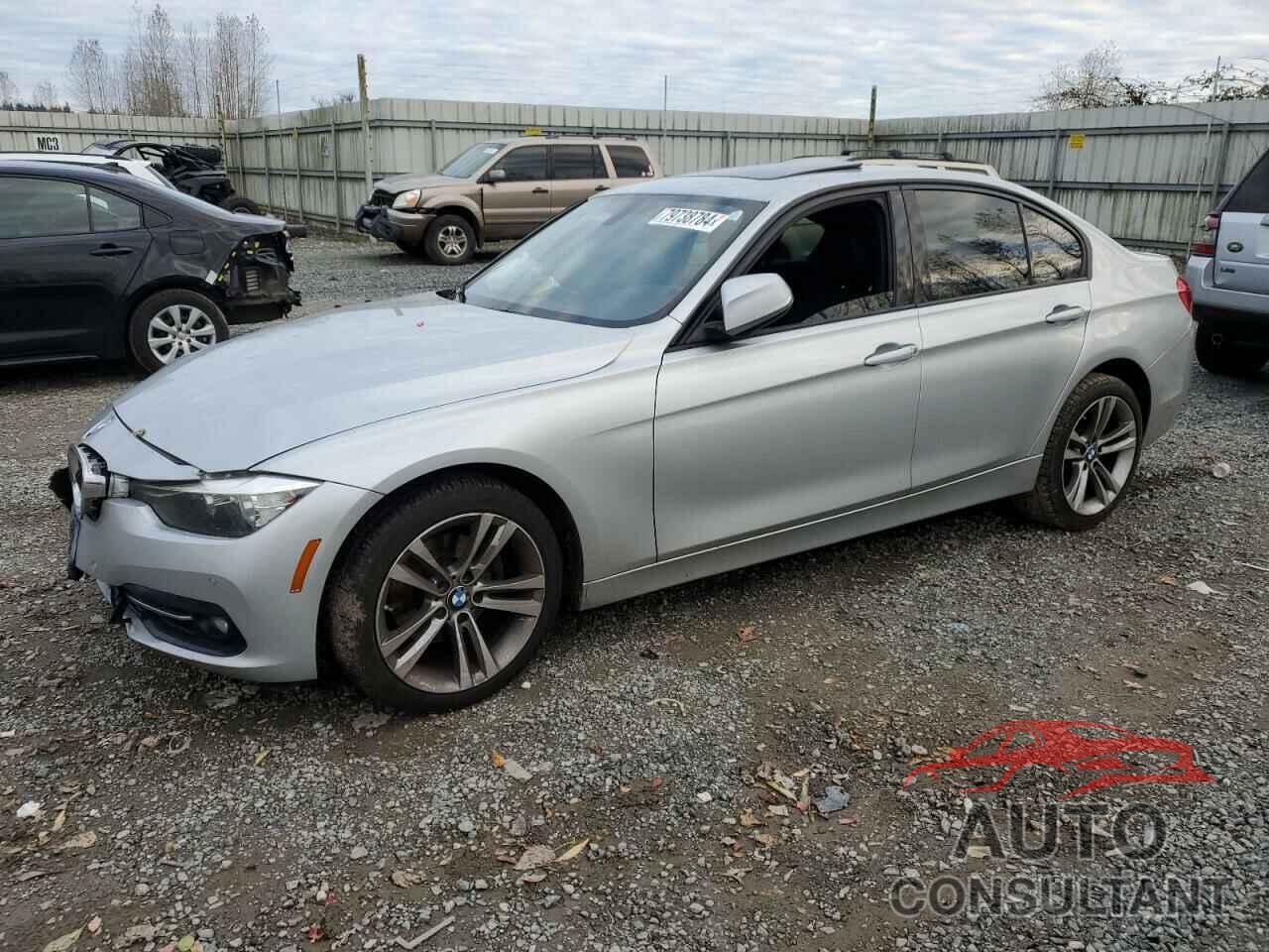 BMW 3 SERIES 2016 - WBA8F1C58GK438419