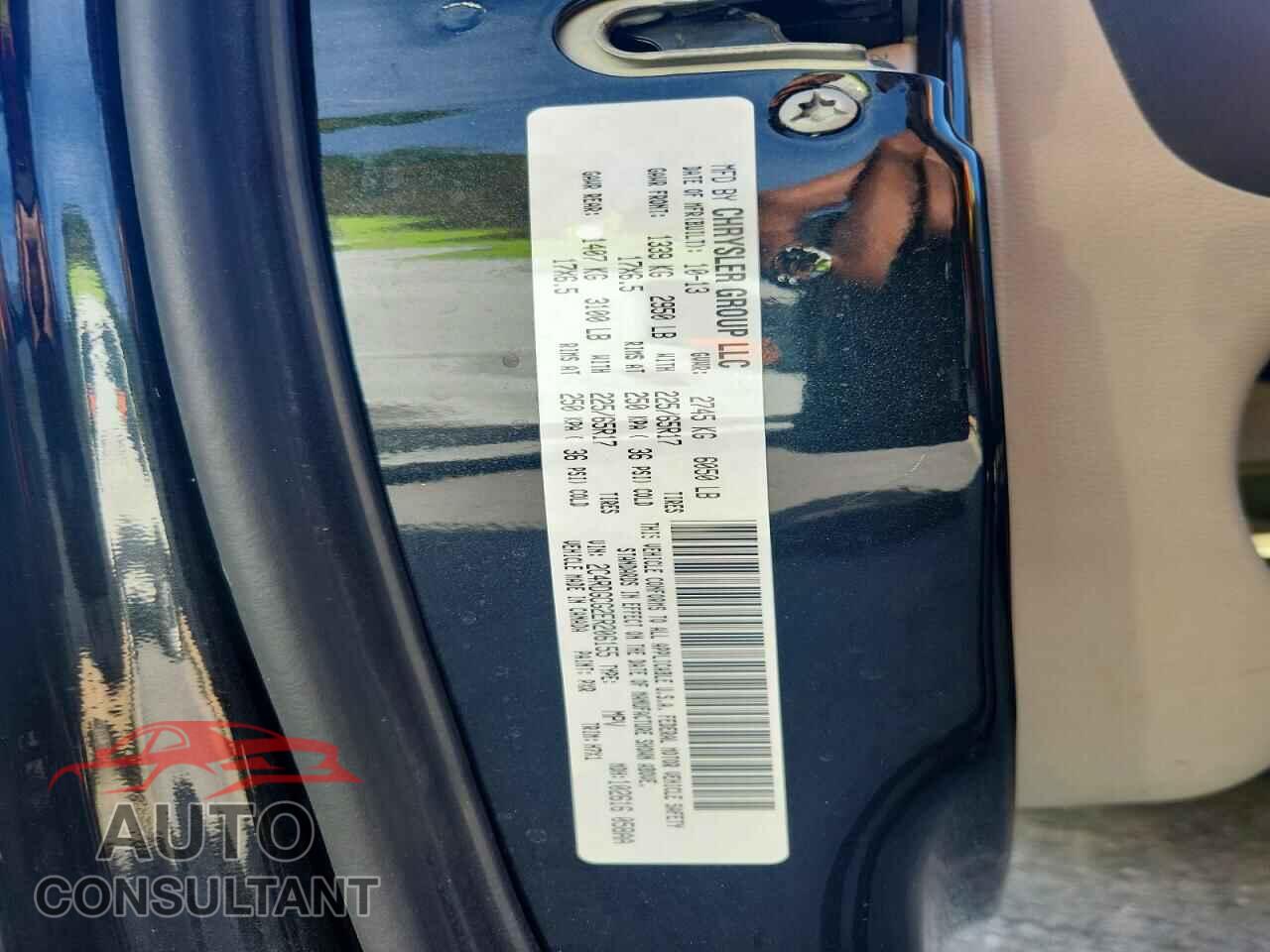 DODGE CARAVAN 2014 - 2C4RDGCG2ER206155