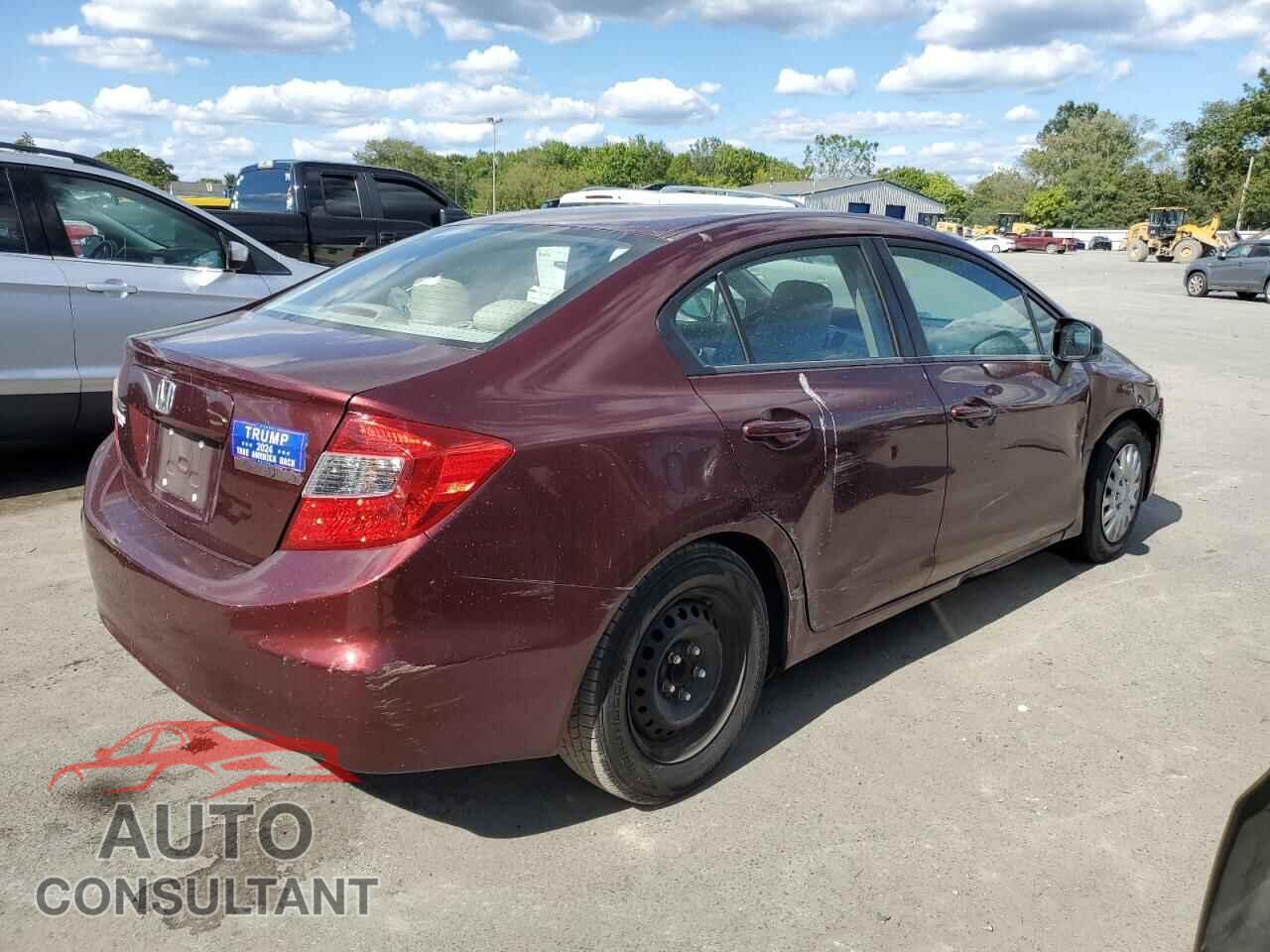 HONDA CIVIC 2012 - 19XFB2F53CE345649