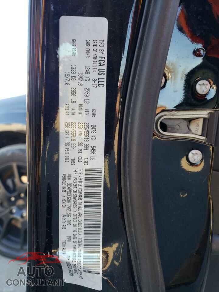 DODGE JOURNEY 2017 - 3C4PDCEGXHT702156