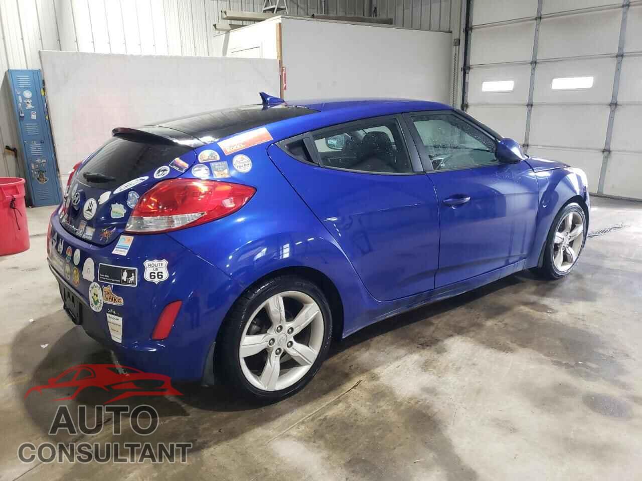 HYUNDAI VELOSTER 2012 - KMHTC6AD3CU078659