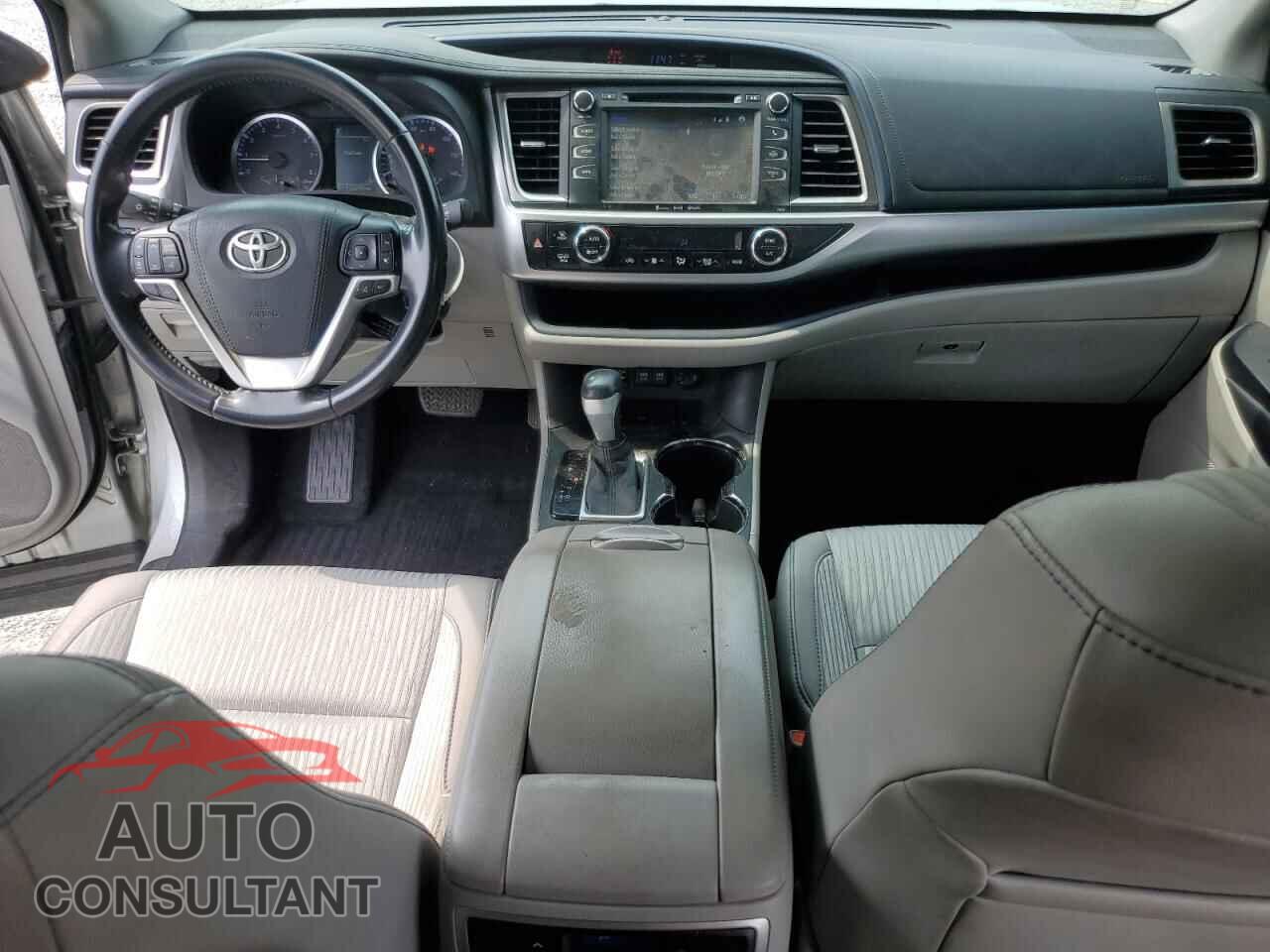 TOYOTA HIGHLANDER 2017 - 5TDZZRFH6HS192001