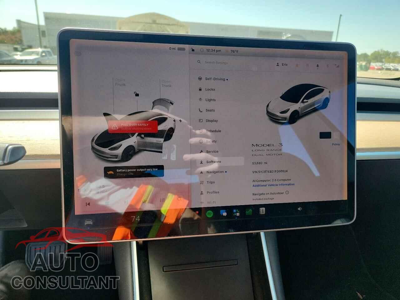 TESLA MODEL 3 2018 - 5YJ3E1EB2JF066924