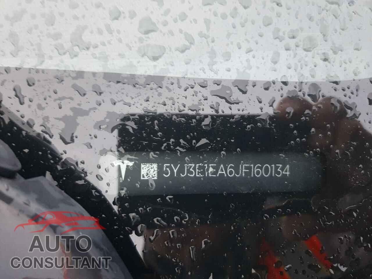 TESLA MODEL 3 2018 - 5YJ3E1EA6JF160134