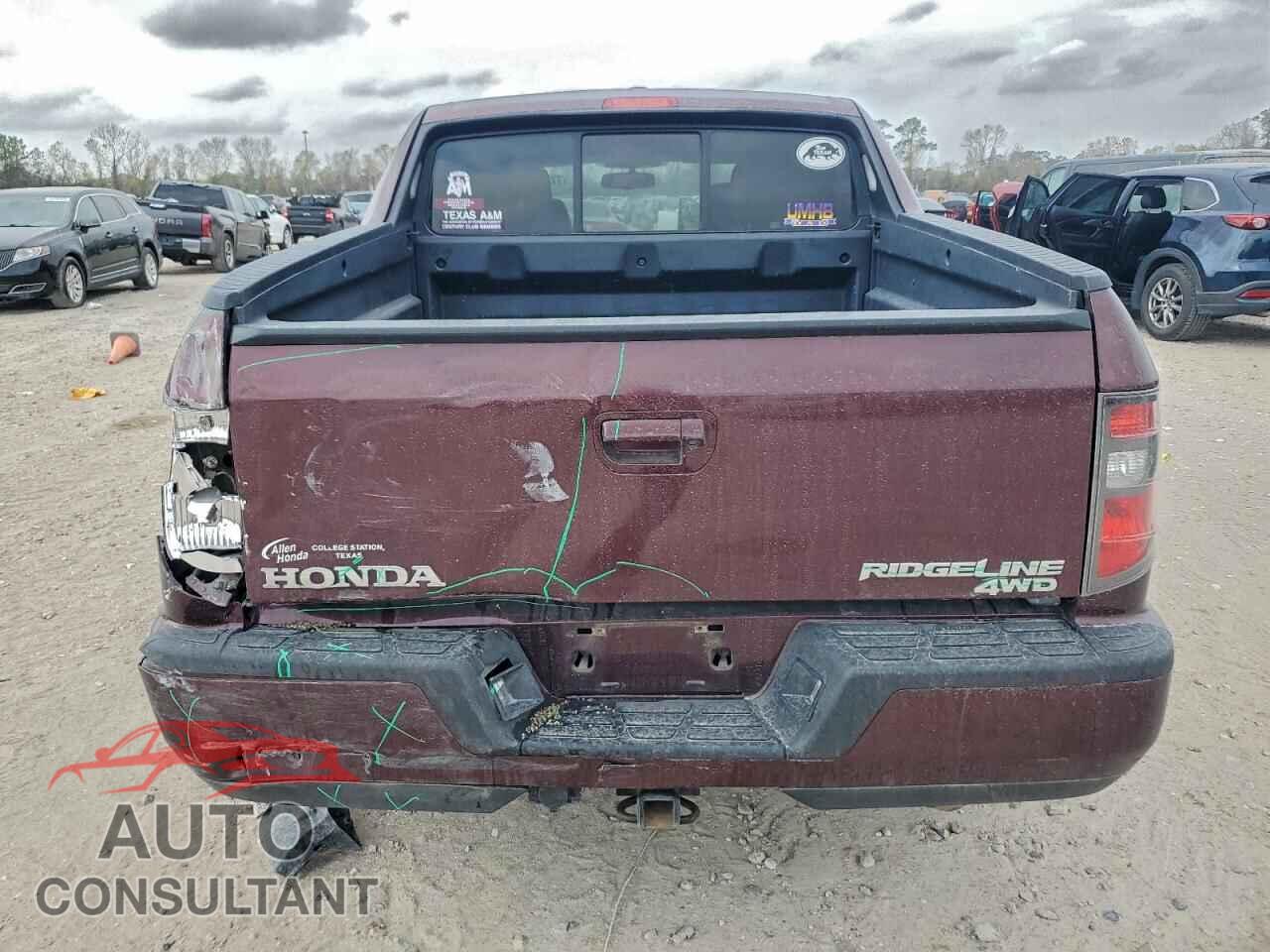 HONDA RIDGELINE 2013 - 5FPYK1F54DB003522