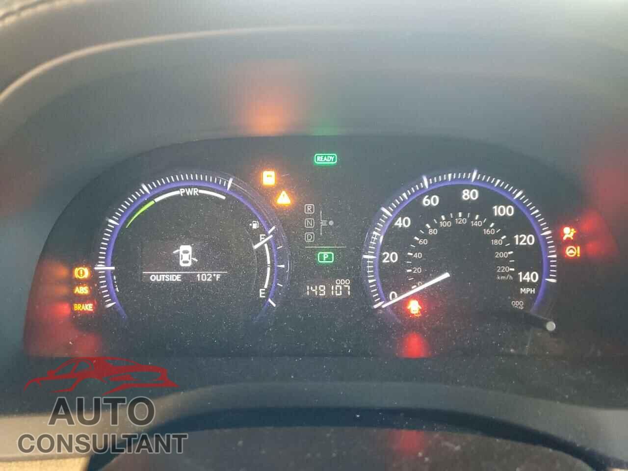 LEXUS HS 2011 - JTHBB1BA8B2047197