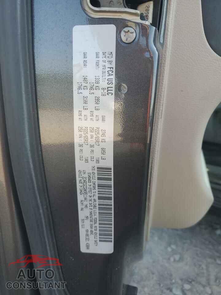 DODGE CARAVAN 2019 - 2C4RDGCG0KR511441