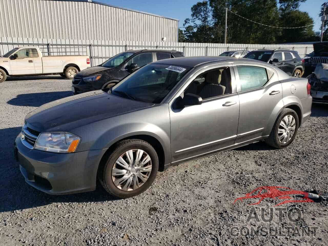 DODGE AVENGER 2012 - 1C3CDZAB2CN167557