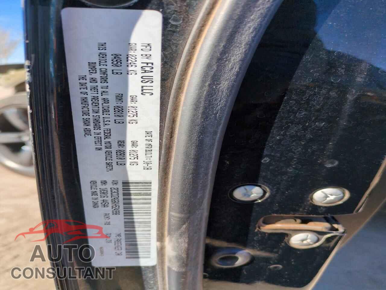 DODGE CHALLENGER 2019 - 2C3CDZAG6KH524998
