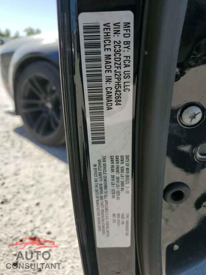 DODGE CHALLENGER 2023 - 2C3CDZFJ2PH542684