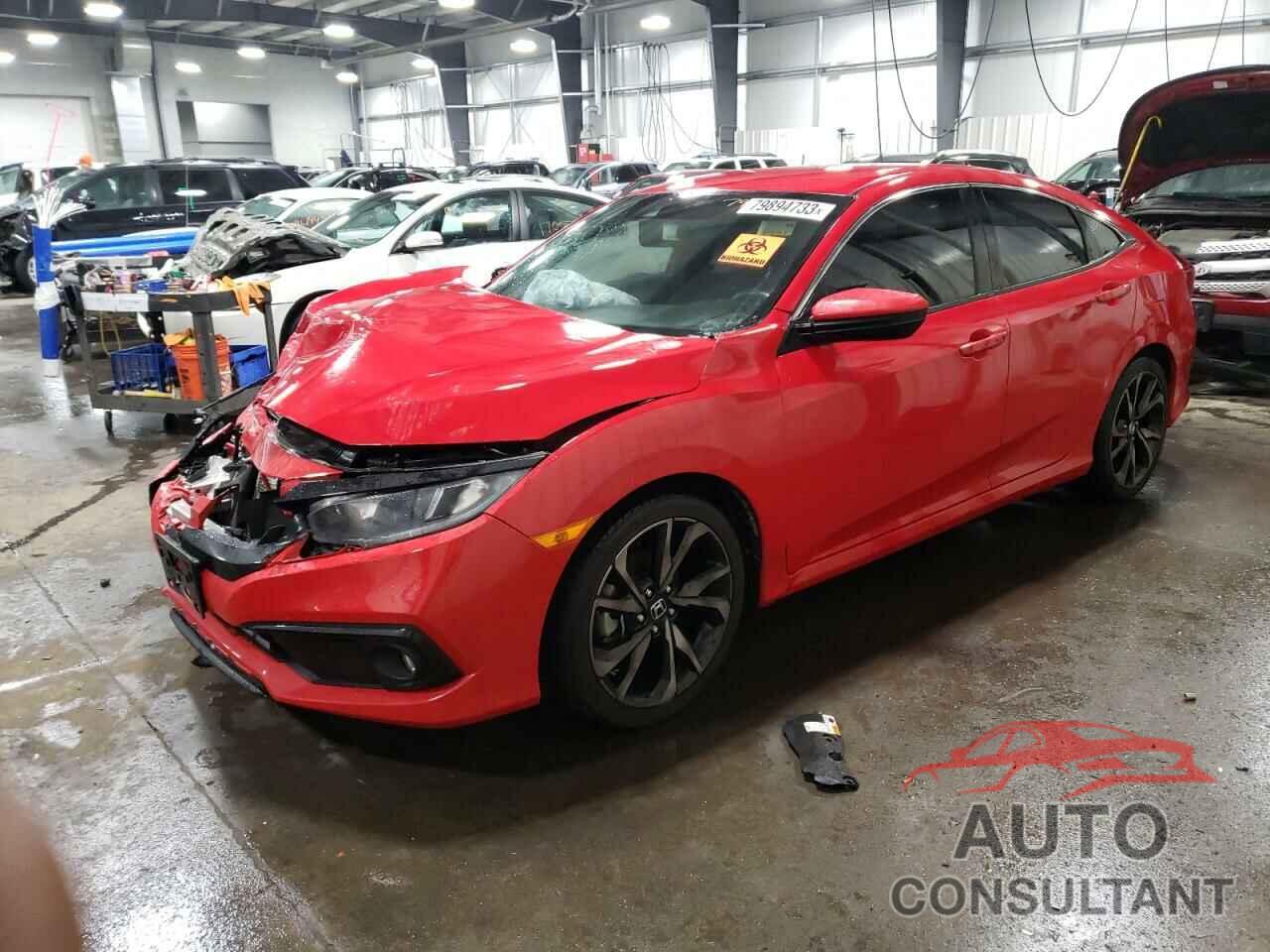 HONDA CIVIC 2019 - 2HGFC2F81KH526003