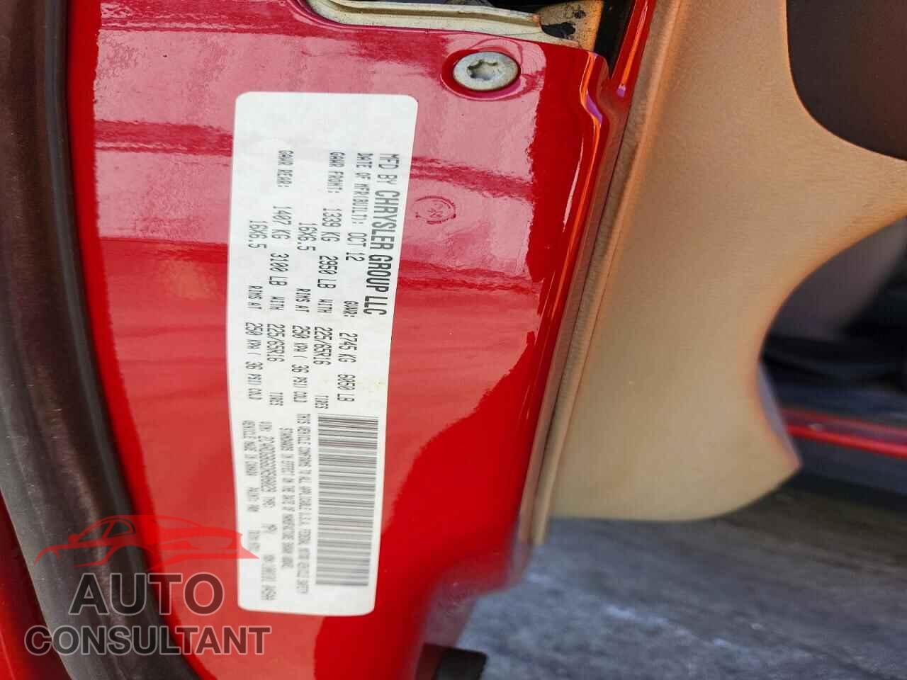DODGE CARAVAN 2013 - 2C4RDGBG6DR508029