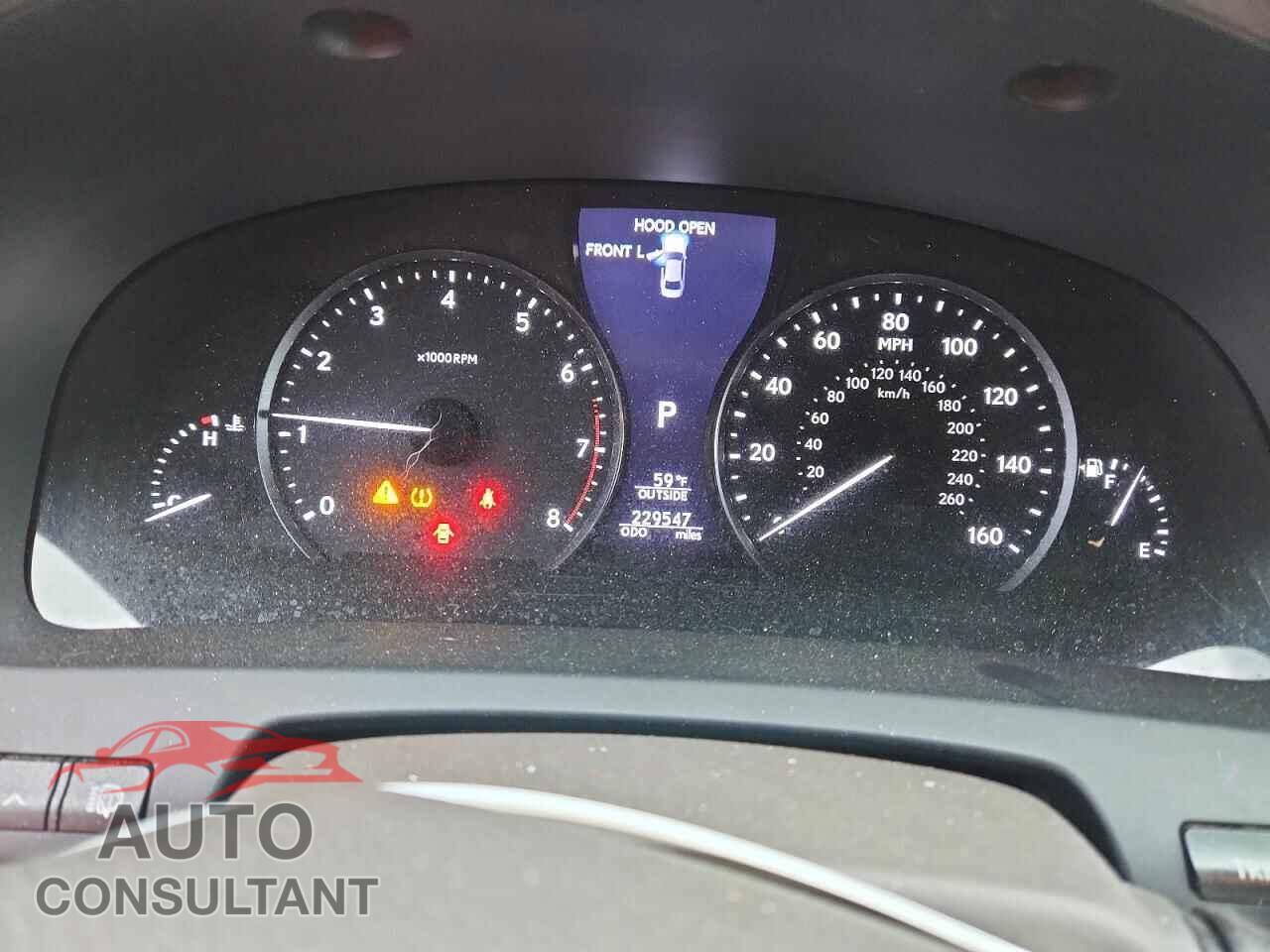 LEXUS LS460 2013 - JTHCL5EF3D5018708