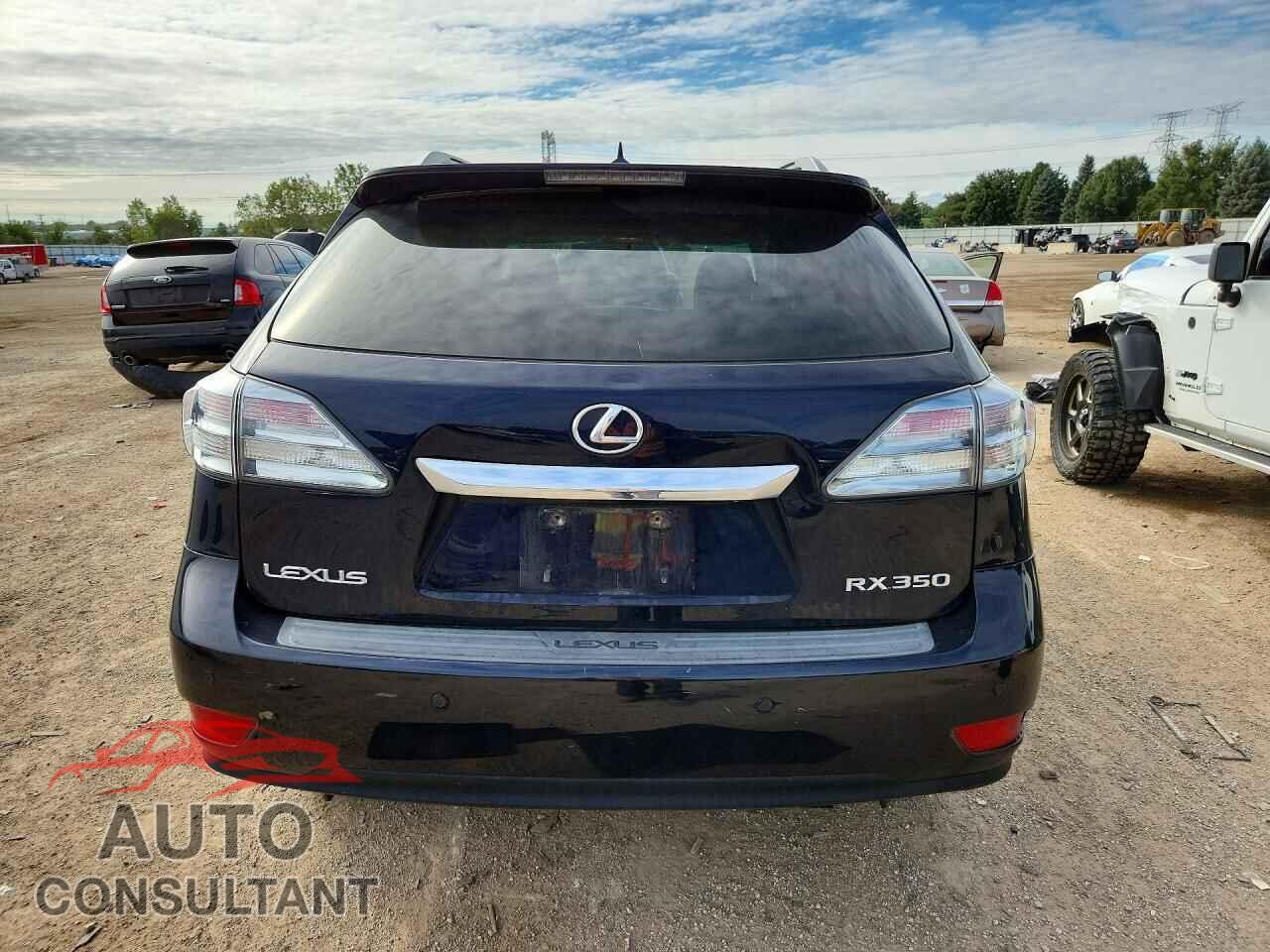 LEXUS RX350 2010 - 2T2BK1BA7AC014205