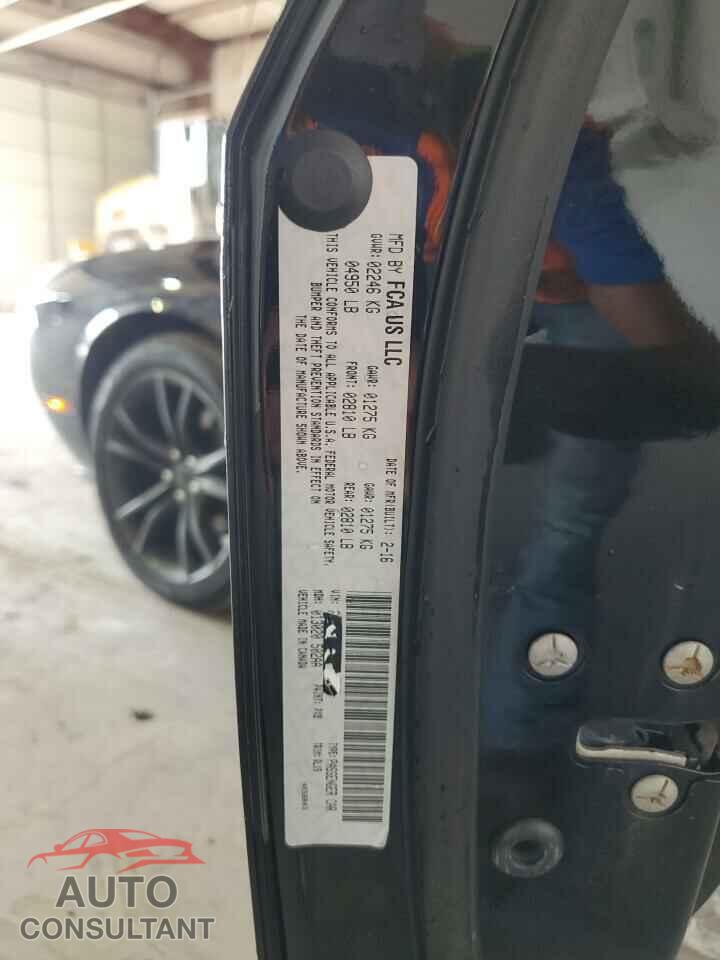 DODGE CHALLENGER 2016 - 2C3CDZAG3GH184944