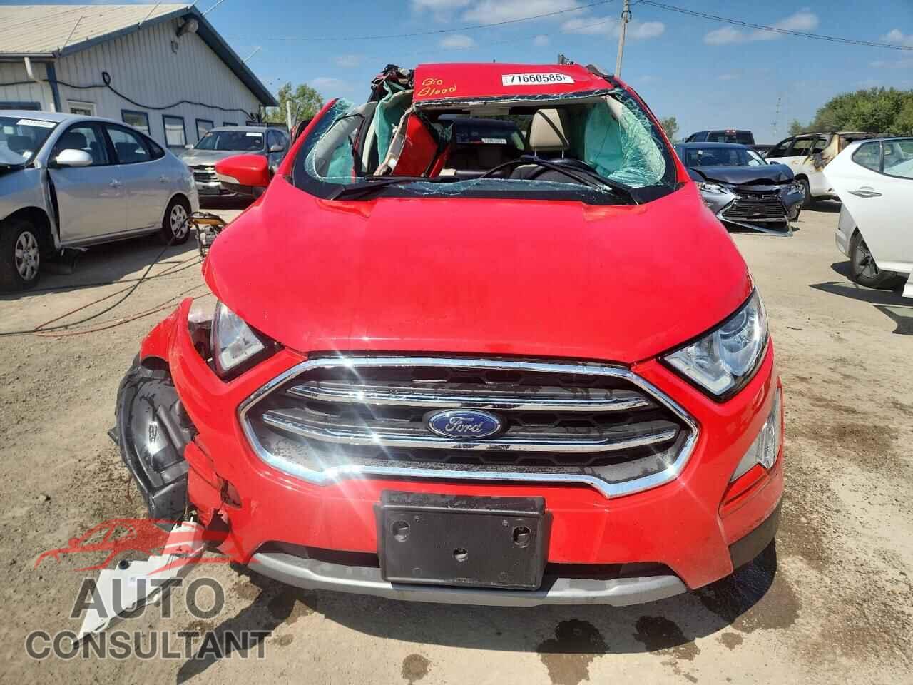 FORD ECOSPORT 2019 - MAJ6S3KL5KC291714