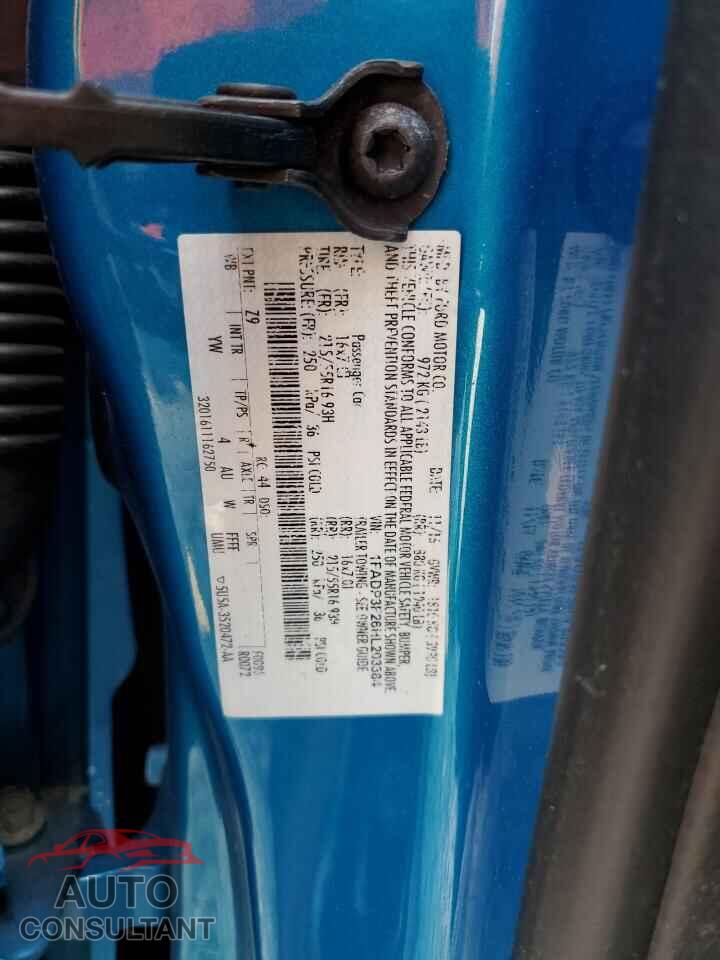 FORD FOCUS 2017 - 1FADP3F26HL203384