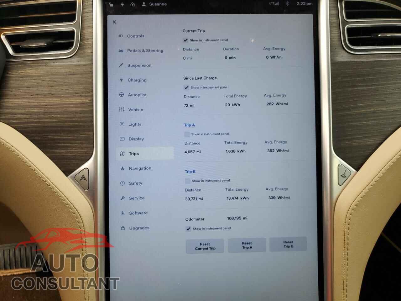 TESLA MODEL S 2015 - 5YJSA1S25FF089441