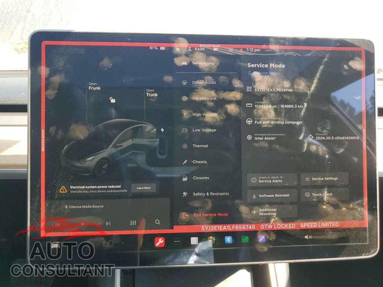 TESLA MODEL 3 2020 - 5YJ3E1EA1LF659748
