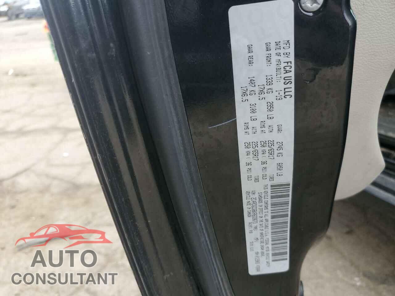 DODGE CARAVAN 2019 - 2C4RDGCG6KR633673