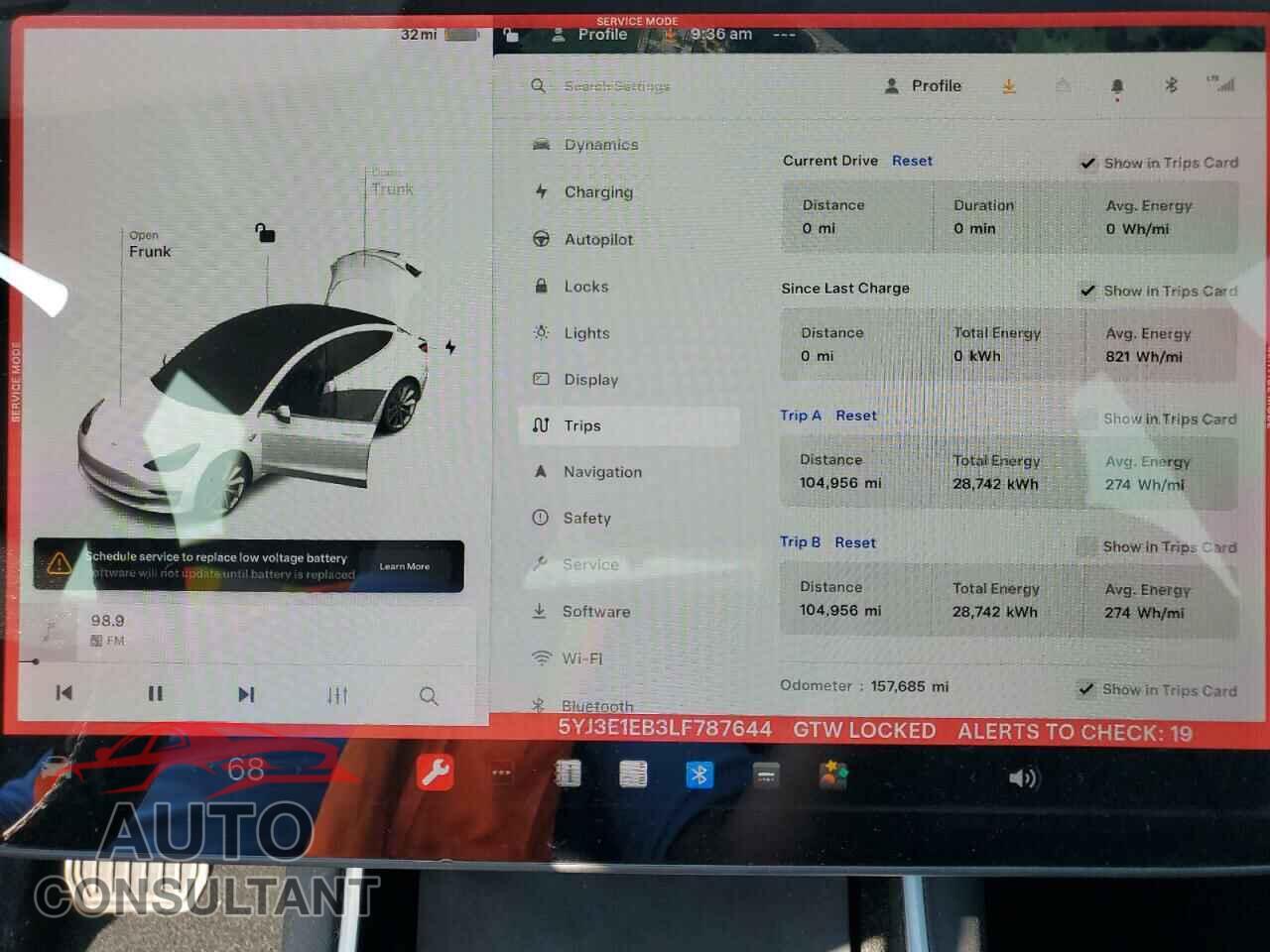 TESLA MODEL 3 2020 - 5YJ3E1EB3LF787644