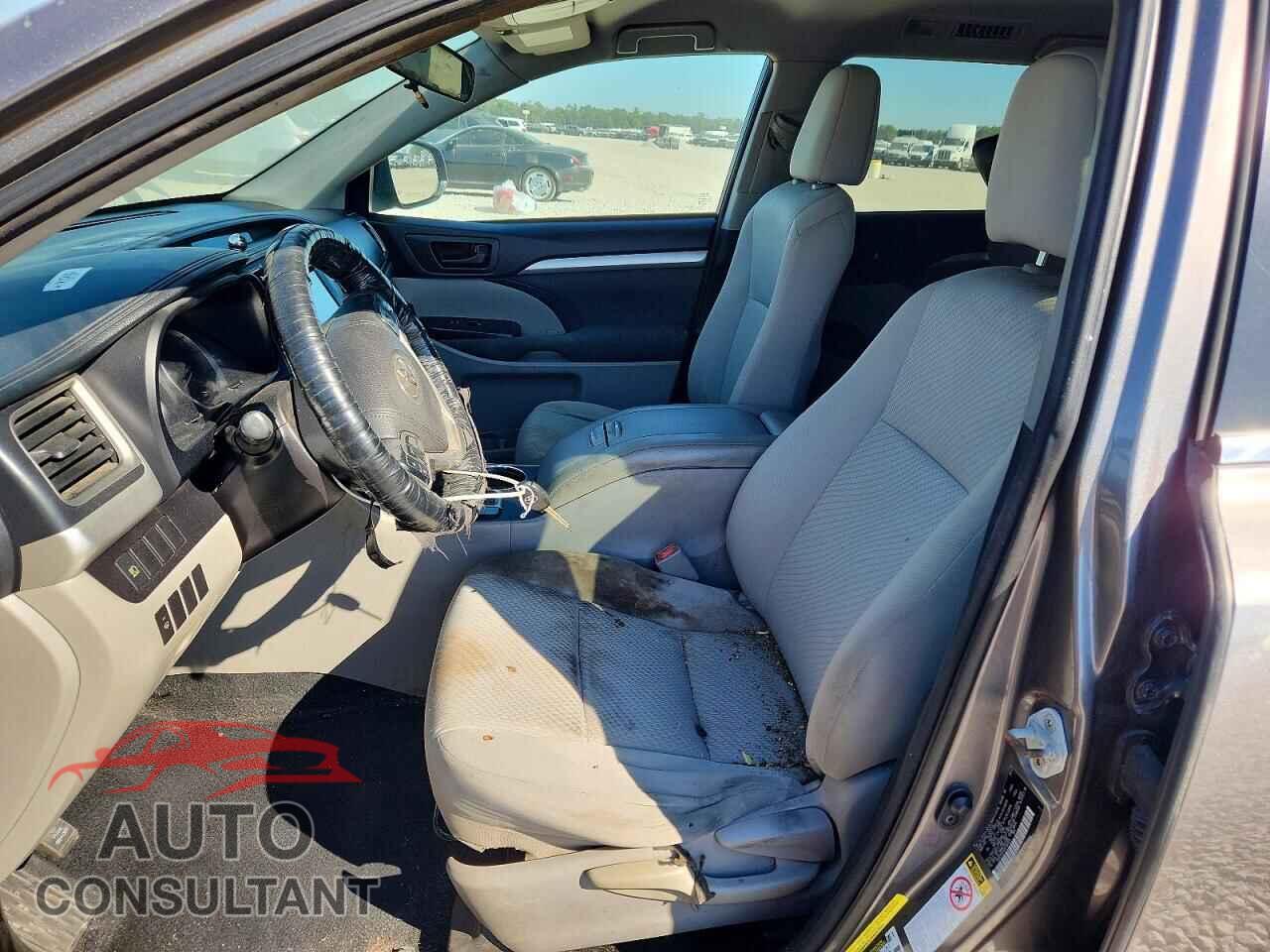 TOYOTA HIGHLANDER 2017 - 5TDZZRFH4HS197875