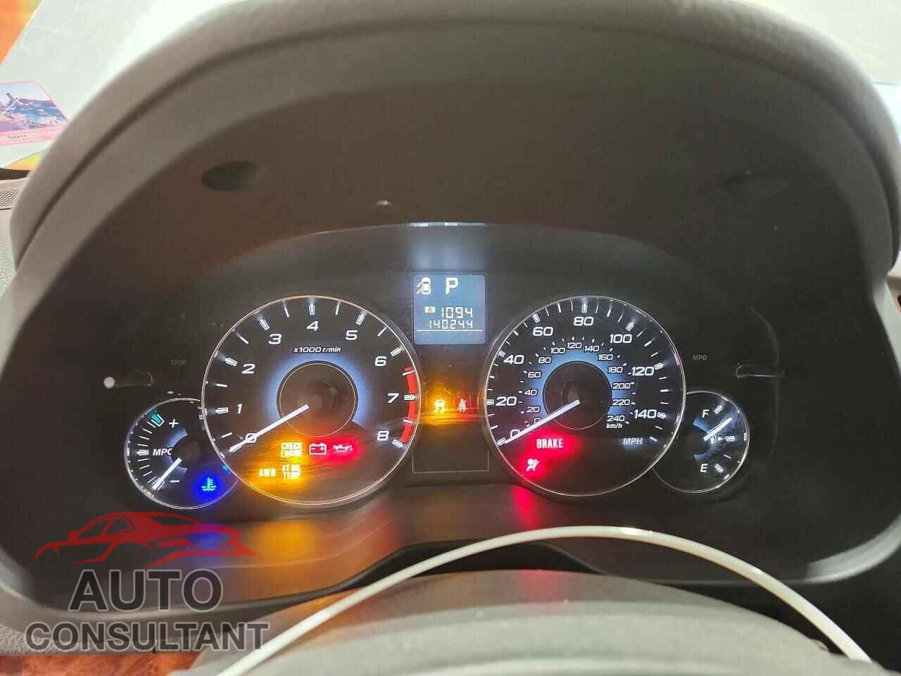 SUBARU OUTBACK 2012 - 4S4BRCKC5C3236746