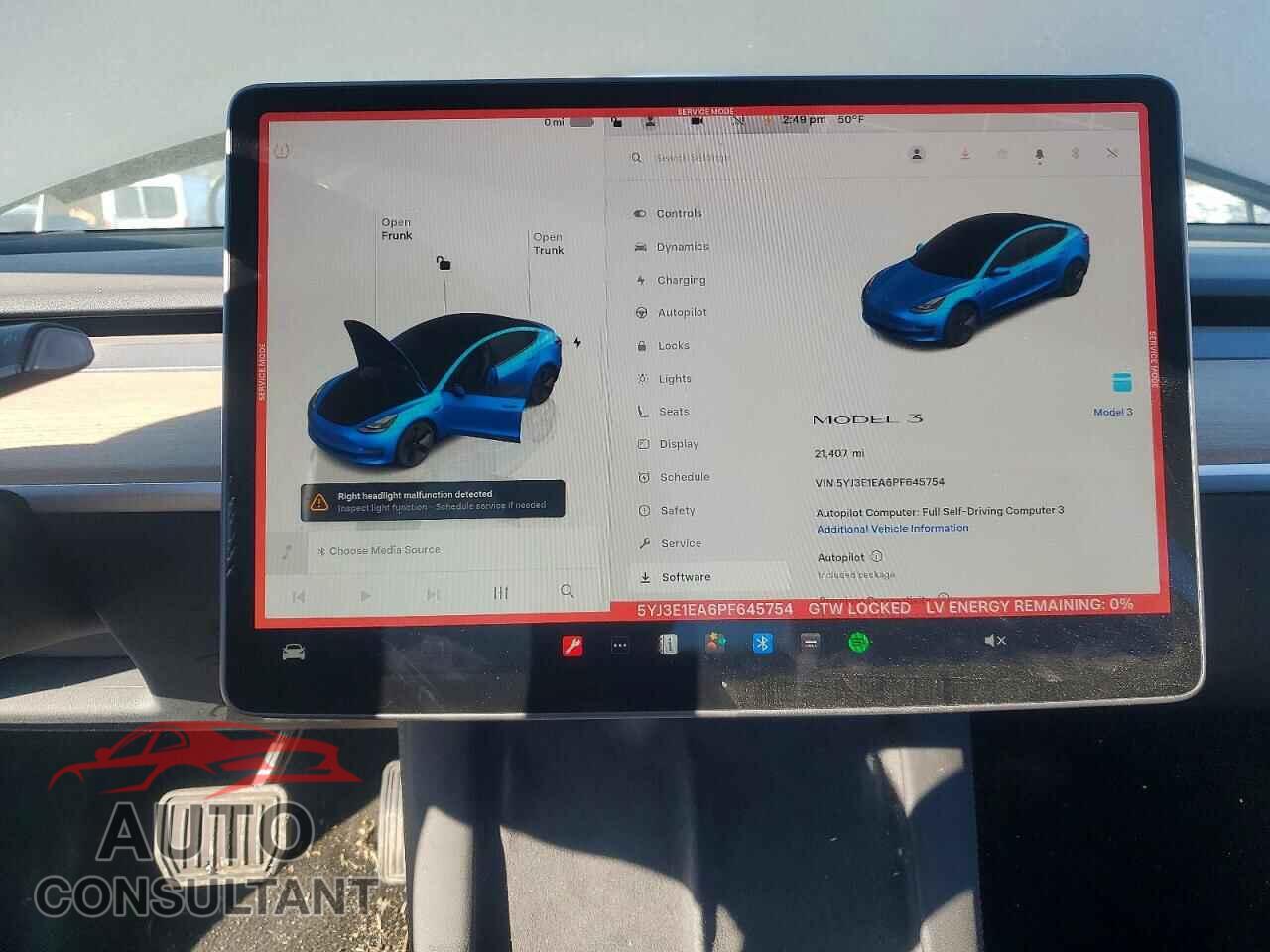 TESLA MODEL 3 2023 - 5YJ3E1EA6PF645754