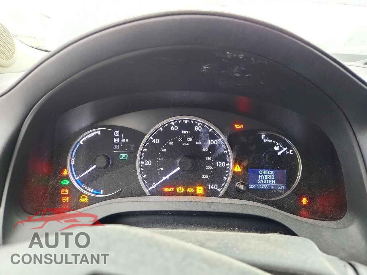 LEXUS CT 200 2014 - JTHKD5BH5E2191972