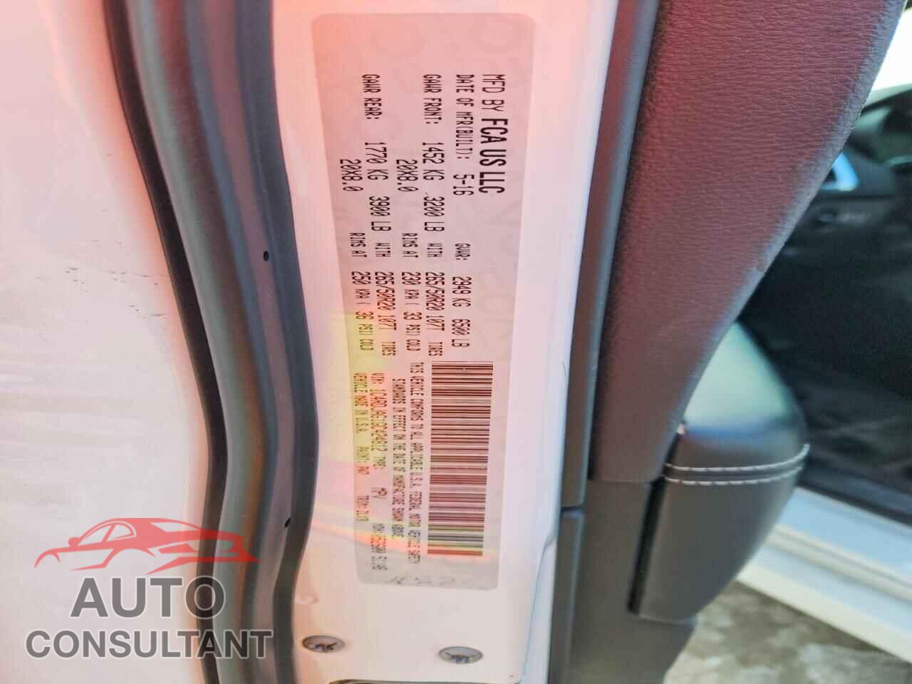 DODGE DURANGO 2016 - 1C4RDJAG1GC424812