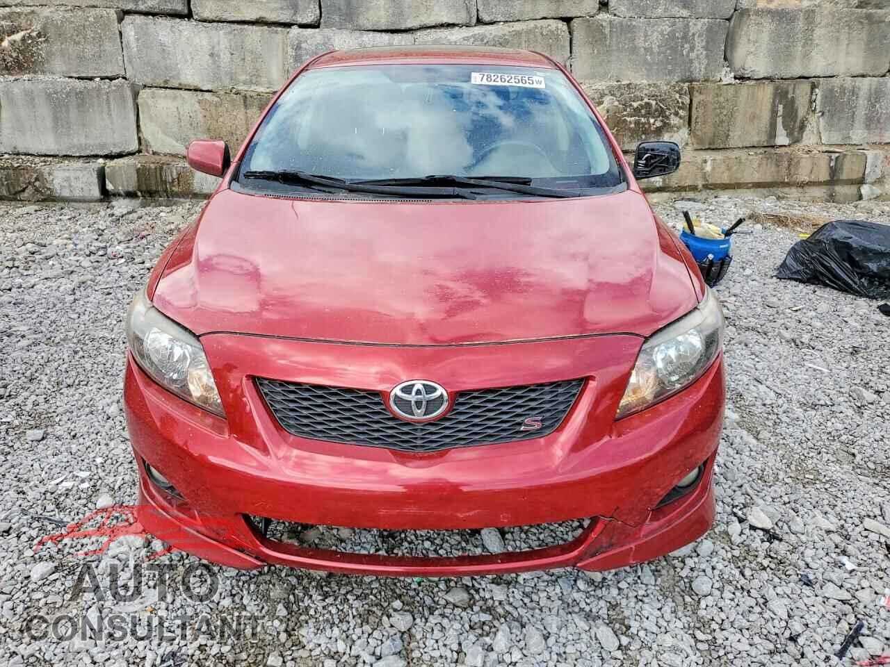 TOYOTA COROLLA 2009 - 1NXBU40E49Z068321