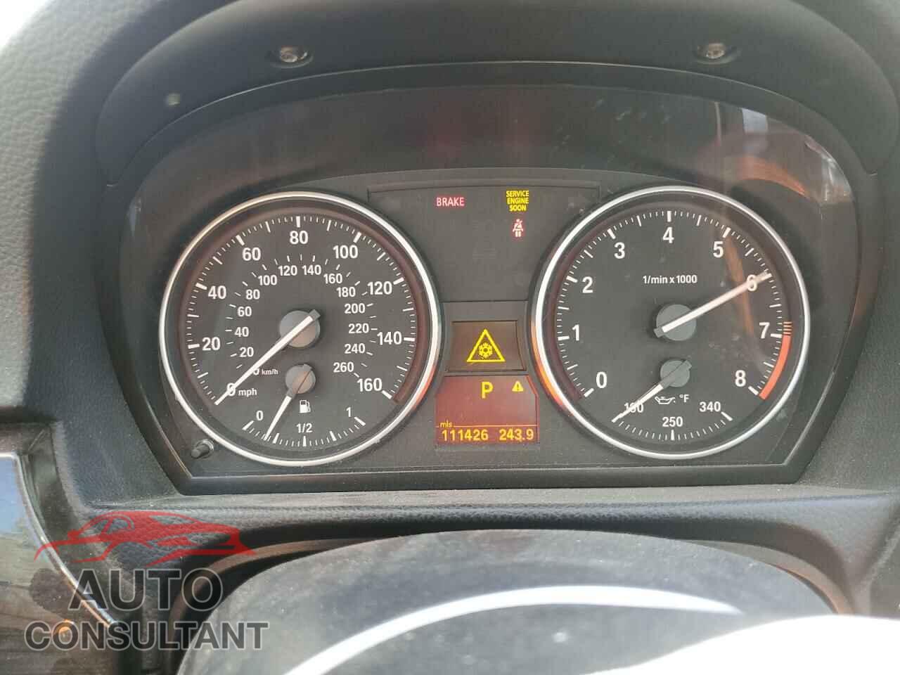BMW 3 SERIES 2012 - WBAKE5C58CJ106237