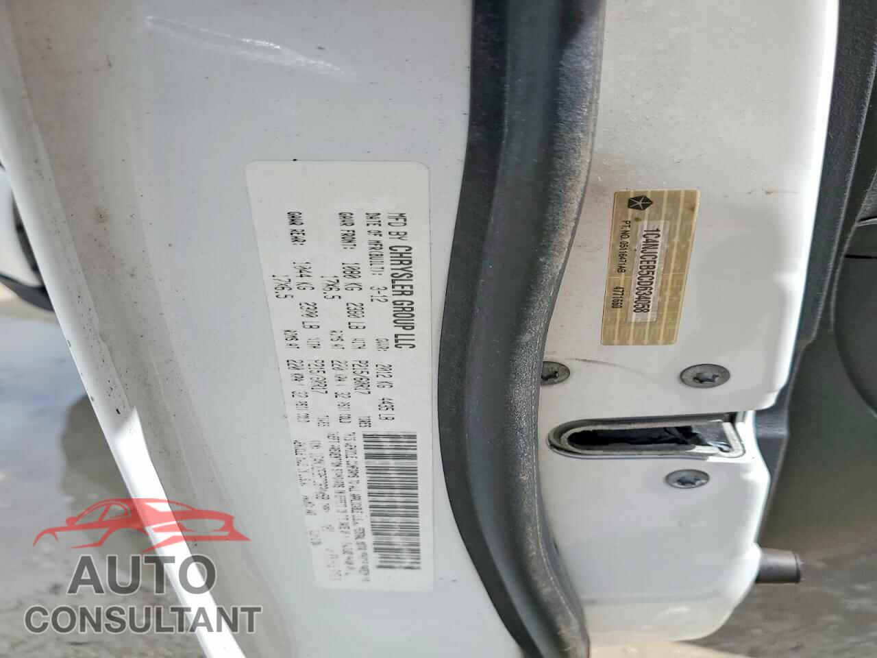 JEEP COMPASS 2012 - 1C4NJCEB5CD634058
