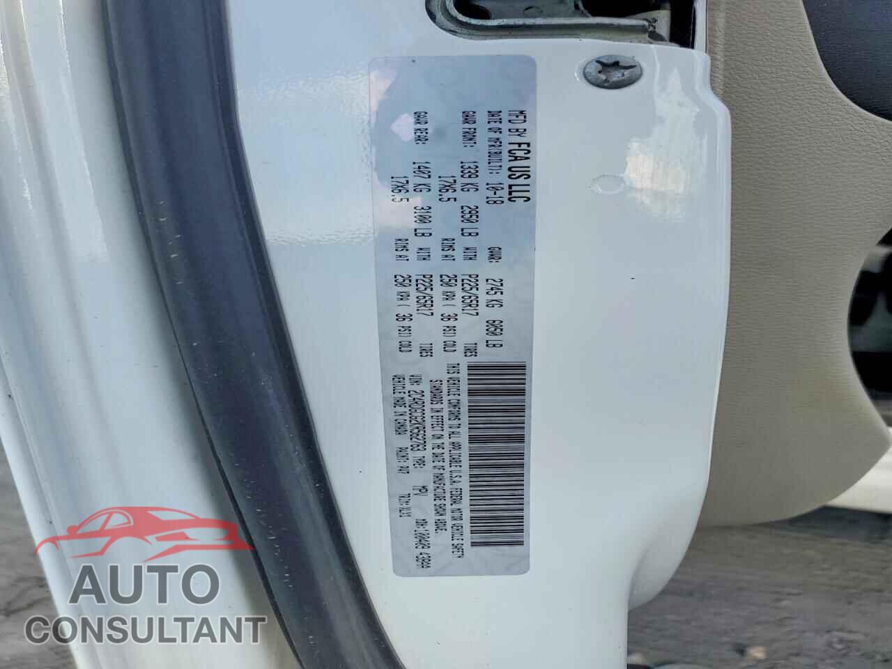 DODGE CARAVAN 2019 - 2C4RDGCG2KR562763