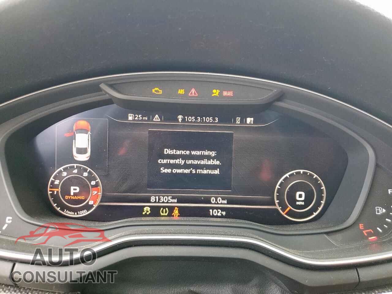 AUDI S5/RS5 2018 - WAUC4CF5XJA019752