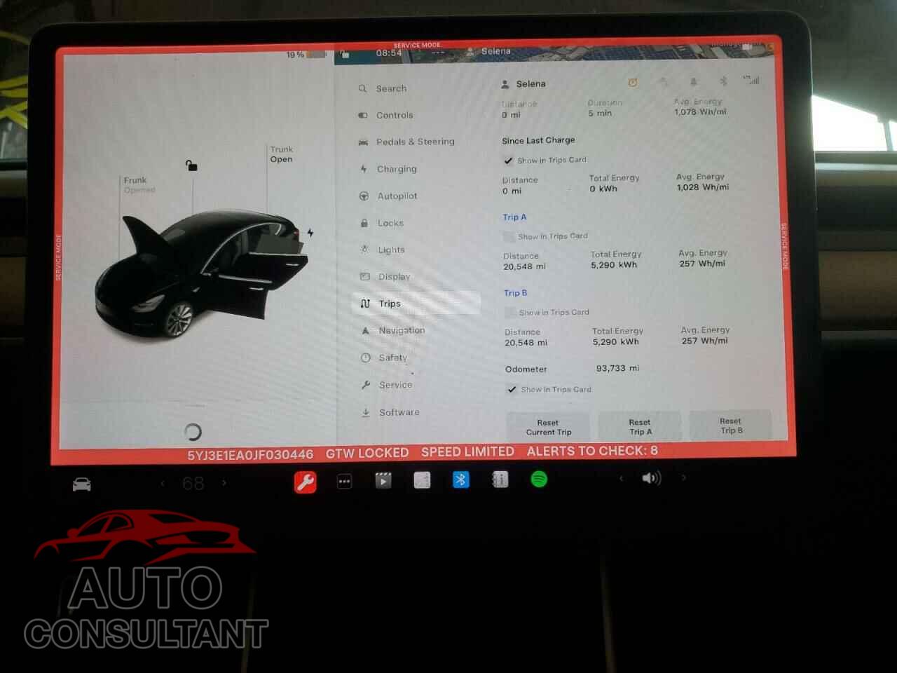 TESLA MODEL 3 2018 - 5YJ3E1EA0JF030446
