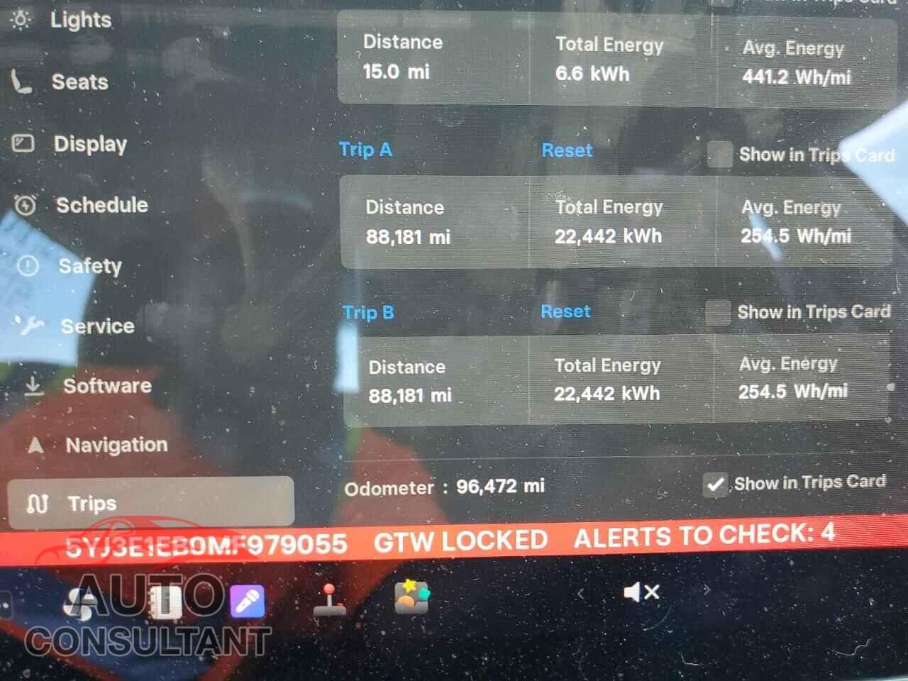 TESLA MODEL 3 2021 - 5YJ3E1EB0MF979055