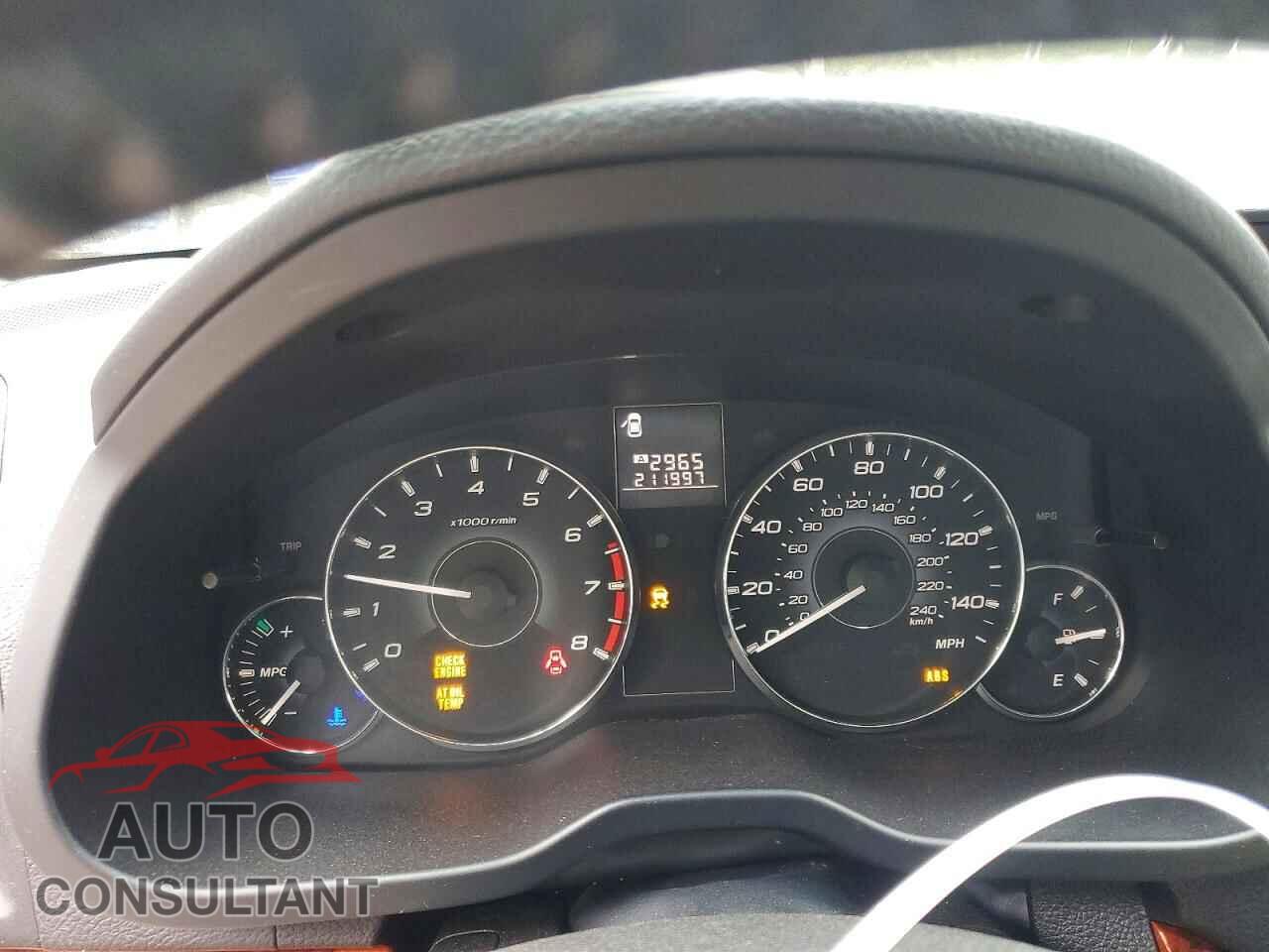 SUBARU OUTBACK 2011 - 4S4BRCKC5B3360174